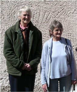 Magaret Atkinson and Revd Ann Gray